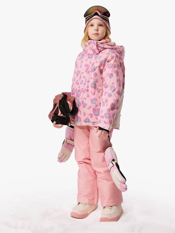 Дитячий зимовий гірськолижний костюм Vector Hazy 2L Leopard pink 5450484 фото