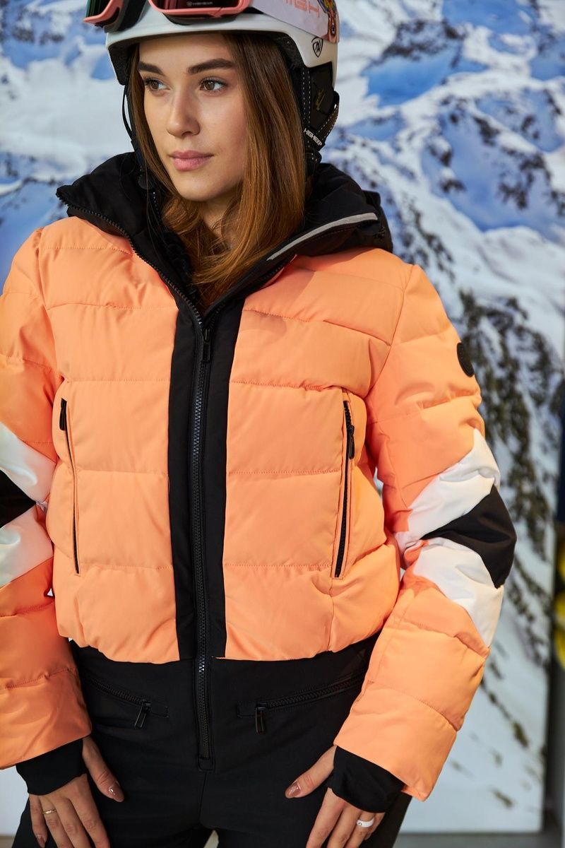 Гірськолижний комбінезон WHSRoma Orange-Black 554031 фото