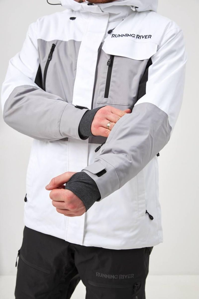 Чоловіча сноубордична куртка Running River White 20/20 K 4416985 фото