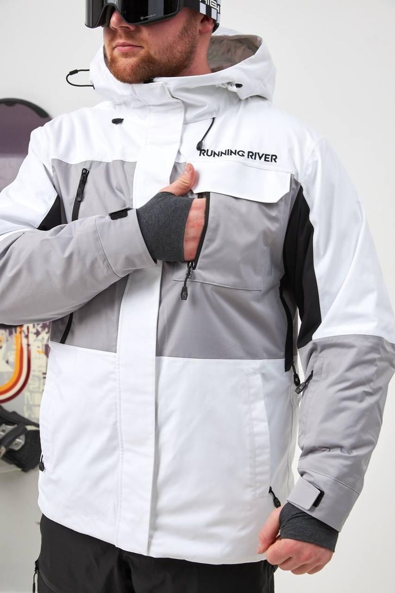 Чоловіча сноубордична куртка Running River White 20/20 K 4416985 фото