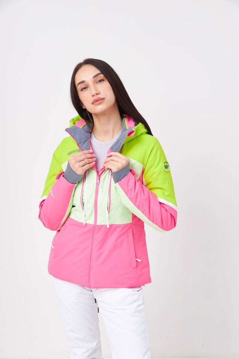 Гірськолижна куртка High Experience pink-green 640401 фото