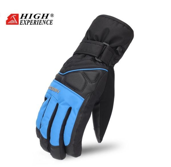 Зимові гірськолижні рукавиці High Experience Black/Blue Collar 4424499s2 фото